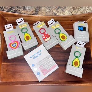 heyday Keychain and Holder Set with Suction Phone Mount